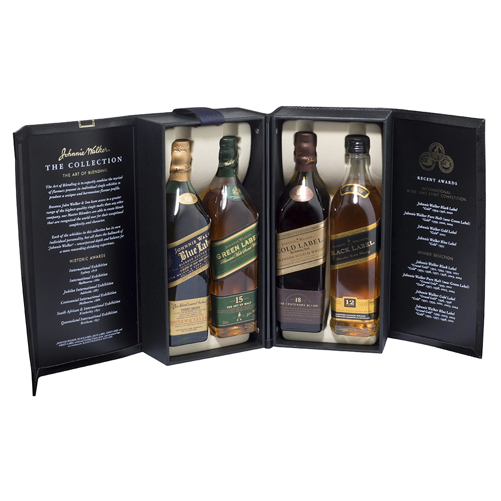 Johnnie Walker The Collection Gift Pack 4 x 200mL – Beverages